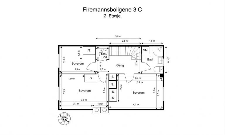 Plantegning 2. etasje 